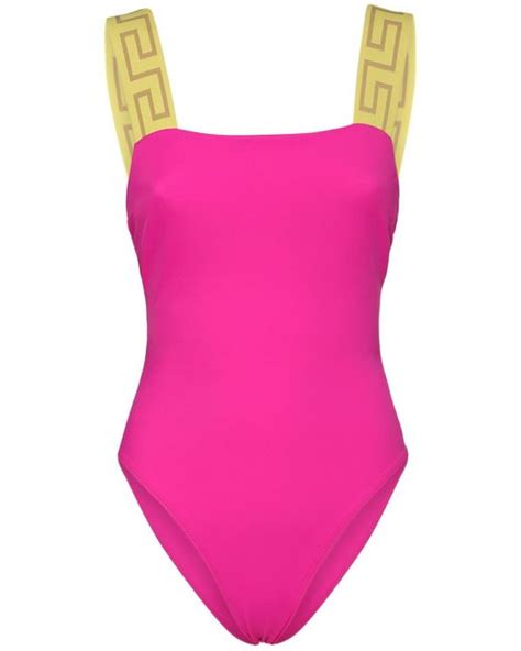 pink versace bathing suit|versace bathing suit one piece.